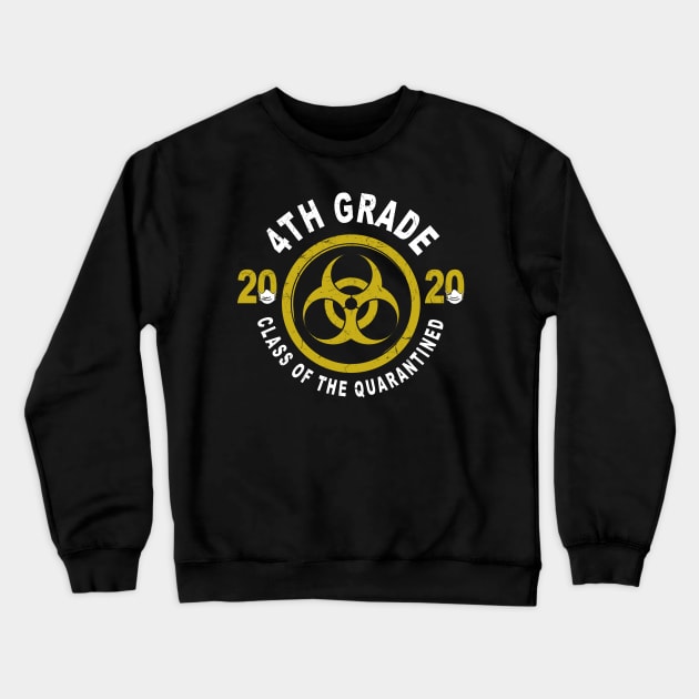 4th Grade 2020 Class Of The Quarantined Graduation Crewneck Sweatshirt by KiraT